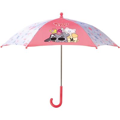 Bambolino Toys kinderparaplu Woezel & Pip 66 cm polyester roze