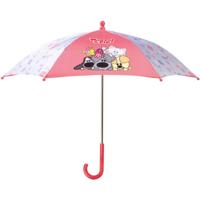 Bambolino Toys kinderparaplu Woezel & Pip 66 cm polyester roze - thumbnail