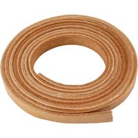 Creativ Company Leerband, b: 10 mm, dikte 3 mm, naturel, 2 m/ 1 doos - thumbnail