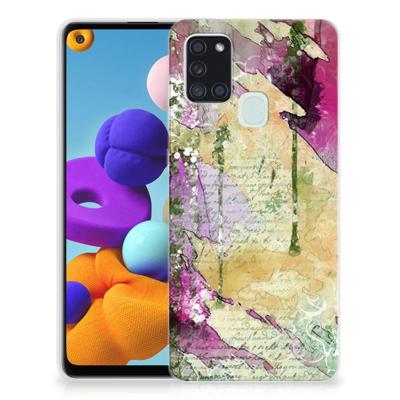 Smartphone hoesje Samsung Galaxy A21s Letter Painting