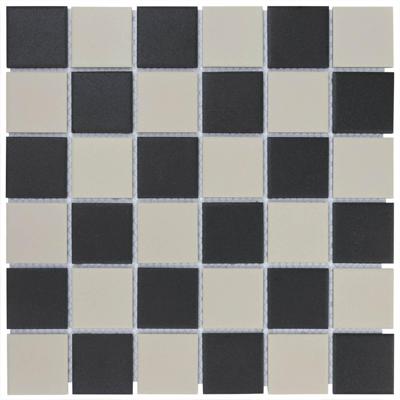 Mozaiek London Vierkant Dambord Mix 4,8x4,8