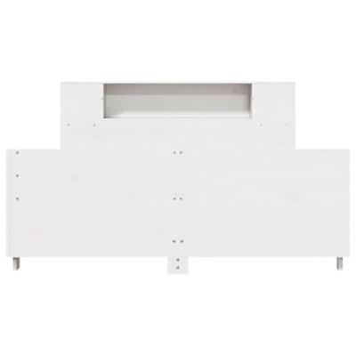 Bedframe zonder matras massief grenenhout wit 140x200 cm Bedframe zonder matras massief grenenhout wit 140x200 cm