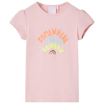 Kindershirt 104 lichtroze