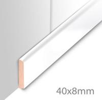 Plafondplint MDF Sanimex Crème Wit 260 cm x 4 cm x 8 mm Sanimex - thumbnail