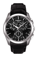 Horlogeband Tissot T0356171605100A XL / T610028583 Croco leder Zwart 23mm - thumbnail