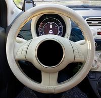 Simoni Racing stuurhoes universeel PVC 37 39 cm crème - thumbnail