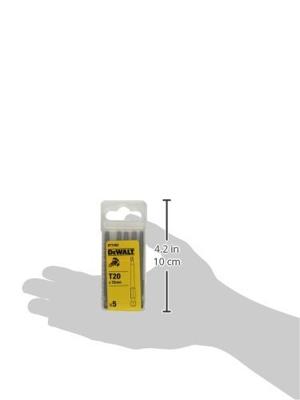 DeWalt Accessoires 70mm schroefbit voor Torx schroeven T20 - DT7292-QZ - thumbnail