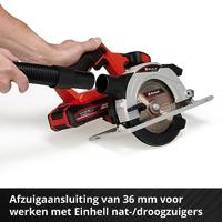 Einhell TE-CS 18/150 Li - Solo Accu-cirkelzaag Zaagdiepte 90° (max.) 48 mm Zonder accu, Incl. accessoires 18 V - thumbnail