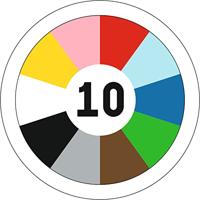 Borduurgaren folia 10 strengen 4m assorti - thumbnail