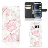 Samsung Galaxy S7 Hoesje Lovely Flowers - thumbnail