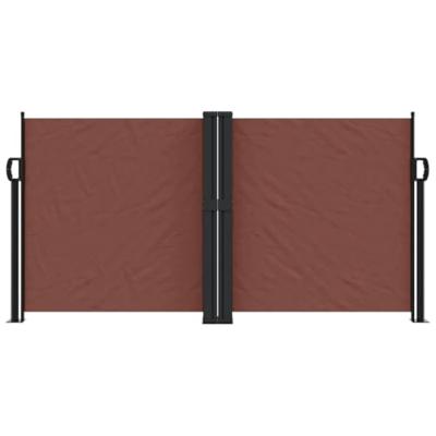 Windscherm uittrekbaar 120x600 cm bruin Windscherm uittrekbaar 120x600 cm bruin