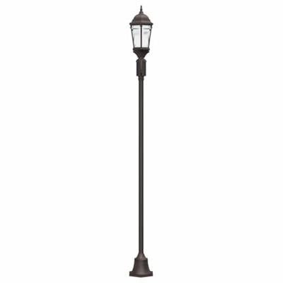 VidaXL Tuinverlichting brons 68 x 20 x 235 cm aluminium en glas