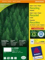 Etiket Avery Zweckform LR3666 38x21.2mm recycled wit 6500 etiketten - thumbnail