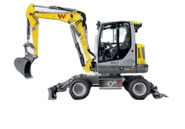 SIKU SUPER Wacker Neuson EW65 modelvoertuig