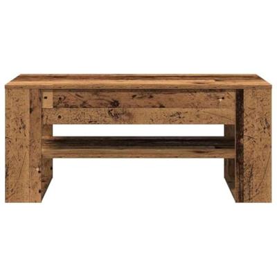 Salontafel Oud hout 102 x 55 x 45 cm Bewerkt hout Salontafel Oud hout 102 x 55 x 45 cm Bewerkt hout