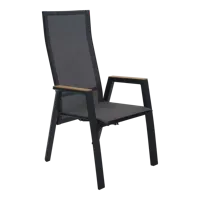 Standenstoel Amir teak negro - thumbnail