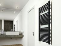 Calor Elara designradiator mat zwart 118x60cm 830W - thumbnail