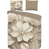 Good Morning Dekbedovertrek "" - Zand - (240x200/220 cm) - Katoen - thumbnail