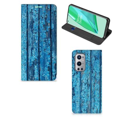 OnePlus 9 Pro Book | Wallet Case | Wood Blue