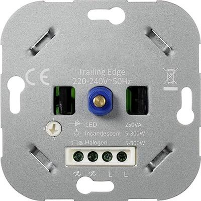 Sygonix SY-4697892 Draaidimmer Geschikt voor lampen: Halogeenlamp, LED-lamp, Gloeilamp