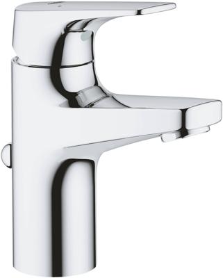 GROHE Bau Flow waterbesparende wastafelkraan S-size met waste chroom 23751000 GROHE Bau Flow waterbesparende wastafelkraan S-size met waste chroom 23751000