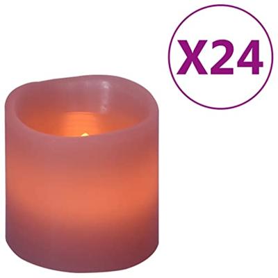 VidaXL Kaarsen 24 st led warmwit