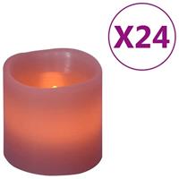 VidaXL Kaarsen 24 st led warmwit - thumbnail
