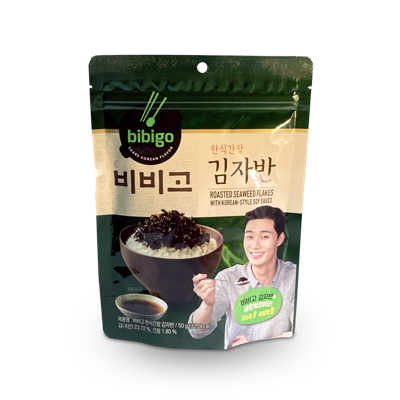 Bibigo Crunchy zeewier vlokken 50 Gram Bibigo Crunchy zeewier vlokken 50 Gram