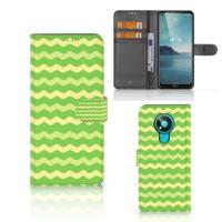 Nokia 3.4 | Telefoon Hoesje | Waves Green - thumbnail
