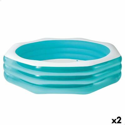 Opblaaszwembad Intex 254 x 56 x 254 cm (2 Stuks) Opblaaszwembad Intex 254 x 56 x 254 cm (2 Stuks)
