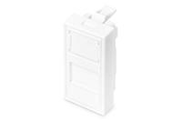 Digitus DN-93802-1-SH Frameplaat Enkelvoudig Wit - thumbnail