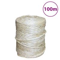 VidaXL Touw 4 mm 100 m 100% sisal - thumbnail