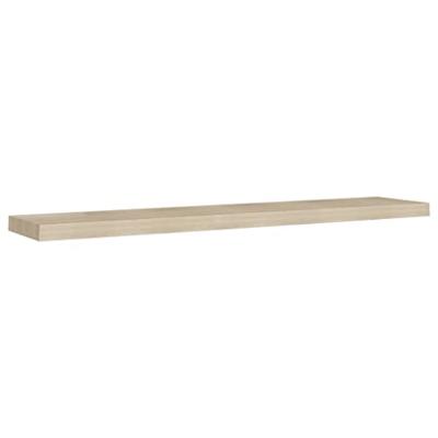 Wandschappen zwevend 4 st 120x23,5x3,8 cm MDF eikenkleurig Wandschappen zwevend 4 st 120x23,5x3,8 cm MDF eikenkleurig