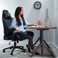 X-Rocker Agility Sport Eport Gamingstoel met comfort adjustabiliteit - Carbon Black - thumbnail