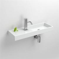 Clou Mini Wash Me fontein 56x19cm kraangat links Keramiek Wit CL/03.03138 - thumbnail