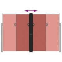 VidaXL Windscherm uittrekbaar 220x600 cm terracotta - thumbnail