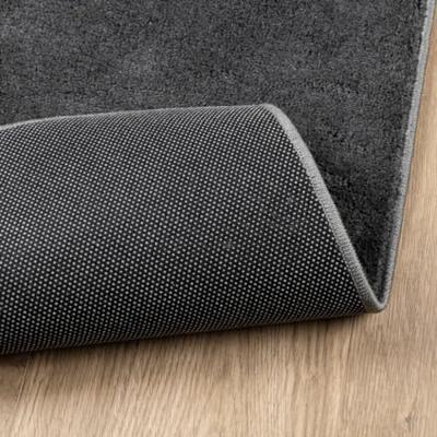 VidaXL Vloerkleed oviedo laagpolig 80x250 cm antracietkleurig VidaXL Vloerkleed oviedo laagpolig 80x250 cm antracietkleurig