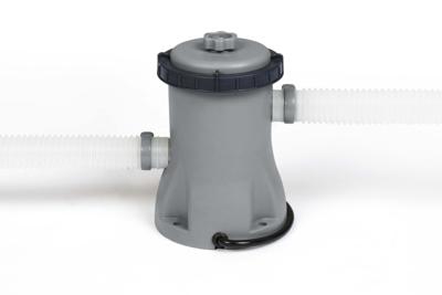 Bestway Opblaasbaar Zwembad Volwassen Ring met Filter 244x61 cm Tuin 57450 - thumbnail