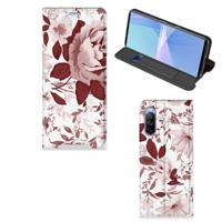 Bookcase Sony Xperia 10 III Watercolor Flowers - thumbnail