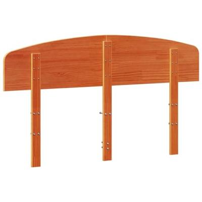 Hoofdbord 160 cm massief grenenhout wasbruin