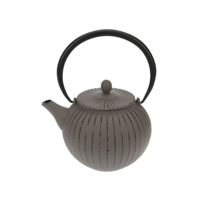 Theepot Lantern Grey met filter gietijzer - thumbnail