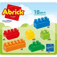 Abrick bouwblokken hond in opbergbox - 50dlg. - thumbnail
