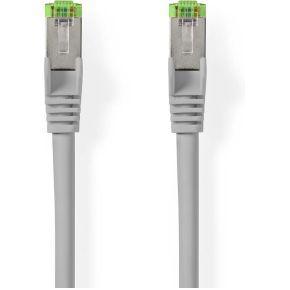 Nedis Cat 8.1 Netwerkkabel | S/FTP | RJ45 Male | RJ45 Male | 15.0 m | Rond | LSZH | Grijs | Label - CCGL85520GY150