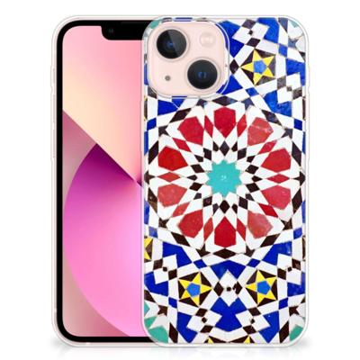iPhone 13 mini | TPU | Siliconen hoesje | Mozaïek