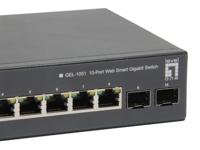 LevelOne GEP-1051 Managed L2/L3/L4 Gigabit Ethernet (10/100/1000) Zwart Power over Ethernet (PoE) - thumbnail