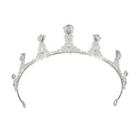 Metalen tiara Royal Caroline - thumbnail