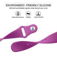 Fitbit Versa 1 / 2 & Lite siliconen bandje - Maat: Small - Paars - thumbnail