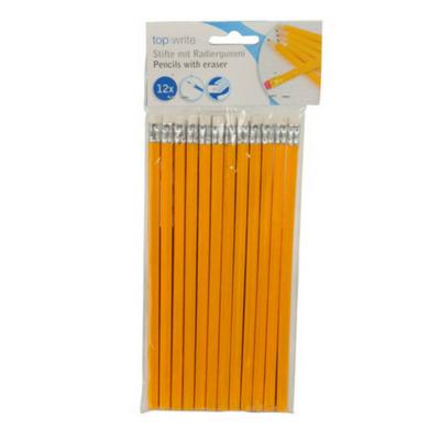 Potlood en Gum HB, 12st.
