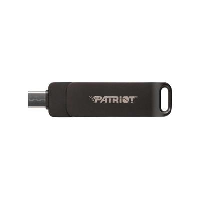 Flashdrive PATRIOT Rage R550 256GB 100 MB/S USB A+C Draaibaar ontwerp (PE256GR550DSAD) Zwart
