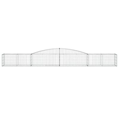 Schanskorf gewelfd 400x50x40/60 cm gegalvaniseerd ijzer Schanskorf gewelfd 400x50x40/60 cm gegalvaniseerd ijzer